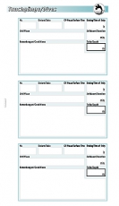 sub book ADVANCED, Logbucheinlagen,Einlage 